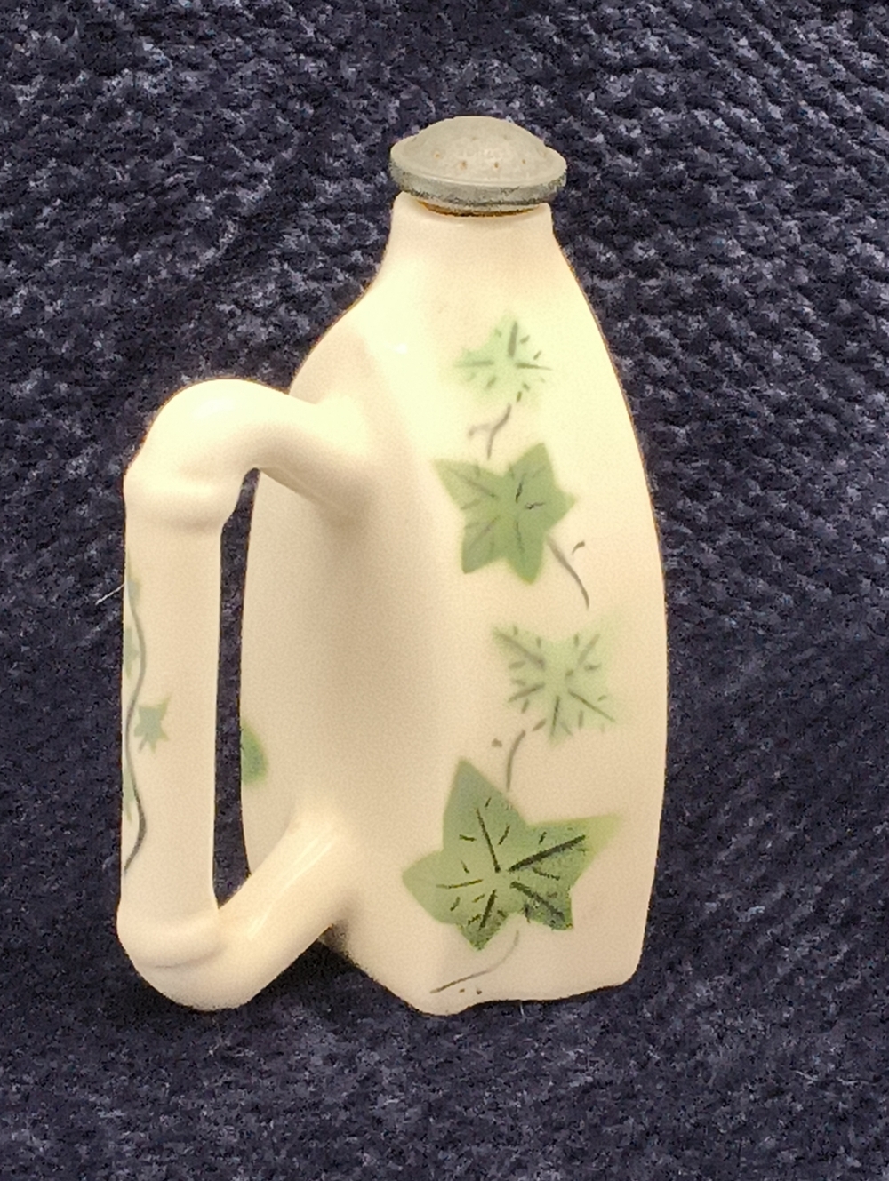 Vintage Ceramic Ivy Iron Sprinkler Bottle